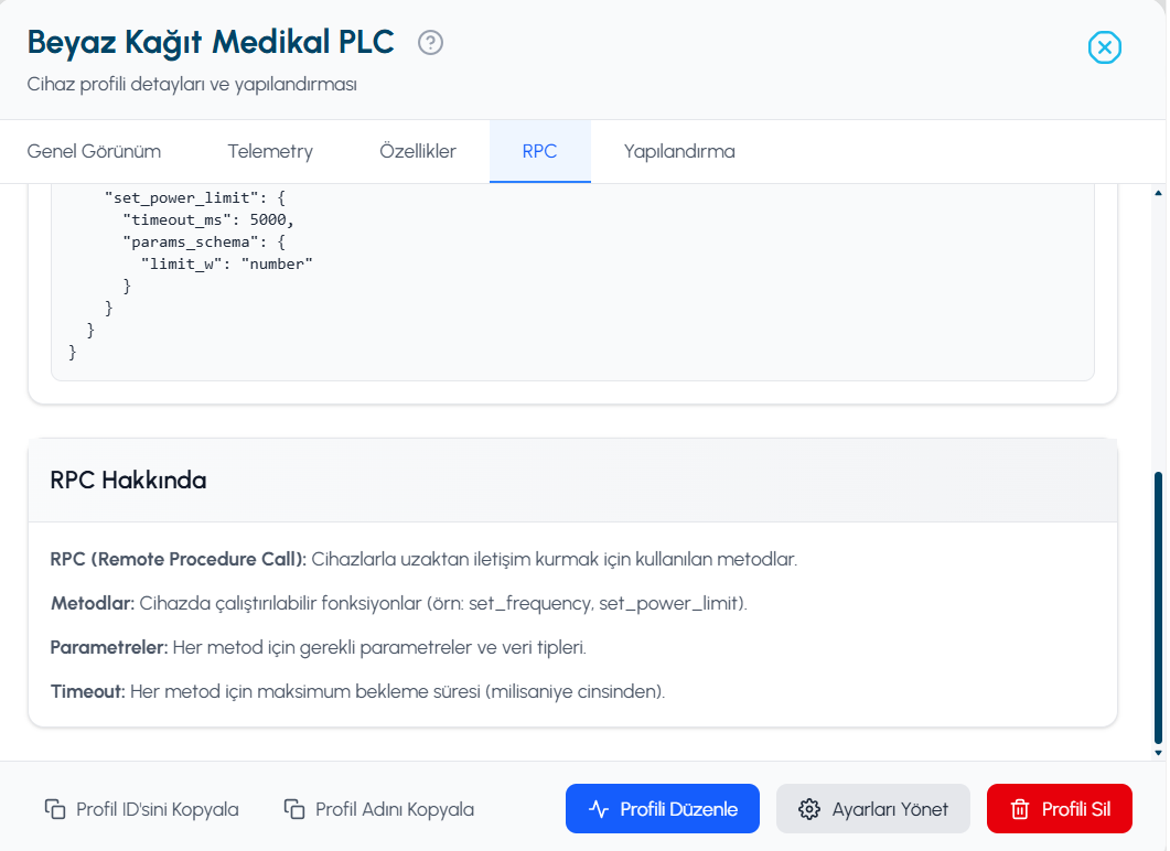 RPC yapılandırması