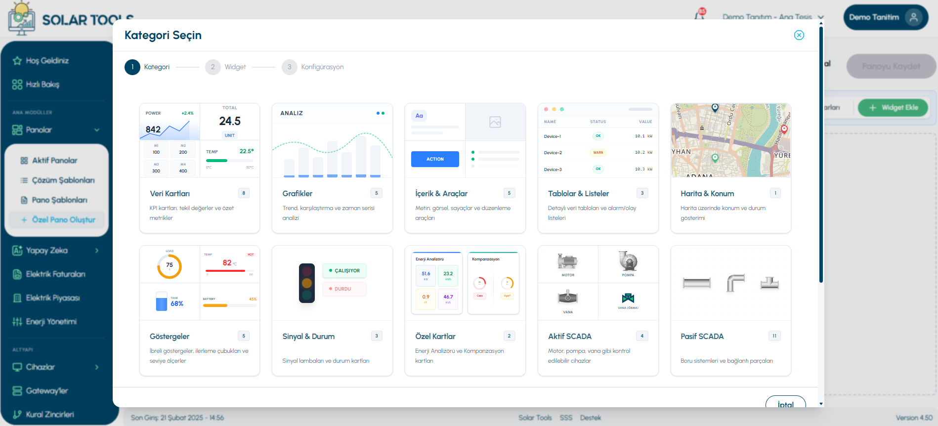 Widget Düzenleme